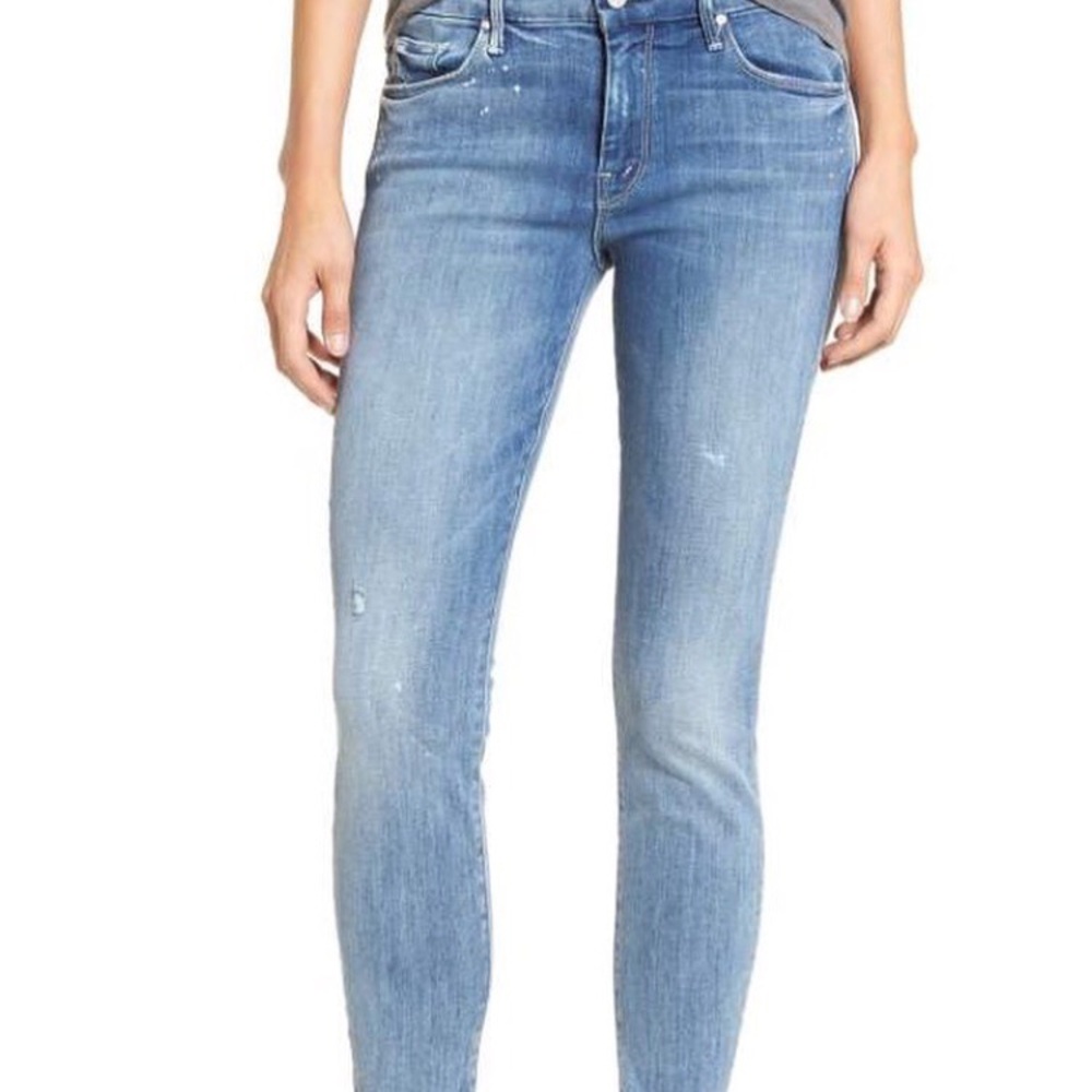 RARE MOTHER DENIM 25 (The Looker in Double Time)